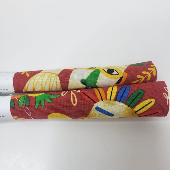 Lot of 2 Kwanza  Fat Quarter 18" x 21" 100% Cotton - African Drums Fabric Crafts - Picture 5 of 7